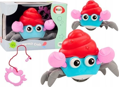 LeanToys Pełzający Krab Nakręcany Kolorowy Krabik Chodzący Interaktywny
