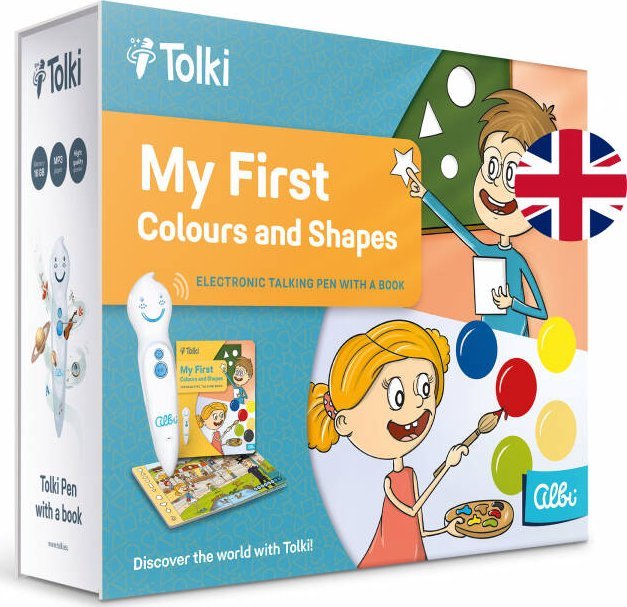 Albi Czytaj z Albikiem ZESTAW ZABAWA NAUKA ANGIELSKIEGO +PIÓRO Tolki ENGLISH 3+