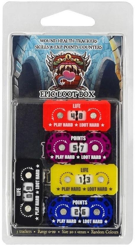 Trackers Counters Range 0-9 20mm Random Colours EDUKAMP