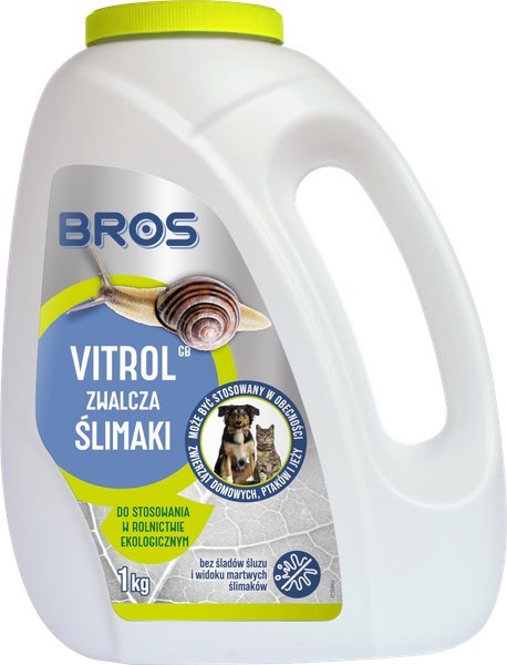 Bros BROS VITROL GB zwalcza ślimaki 1kg ________data p 07-2024