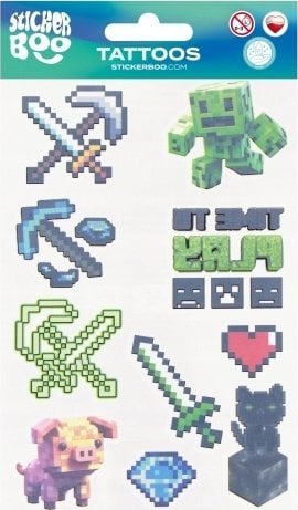 STICKERBOO TATUAZ PIXEL 100X175 S-BOO B/C 1/1000