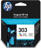 Tusz HP HP 303 - 4 ml - dye - based tricolor - Original ink cartridge - for Envy Photo 62XX, Photo 71XX, Photo 78XX