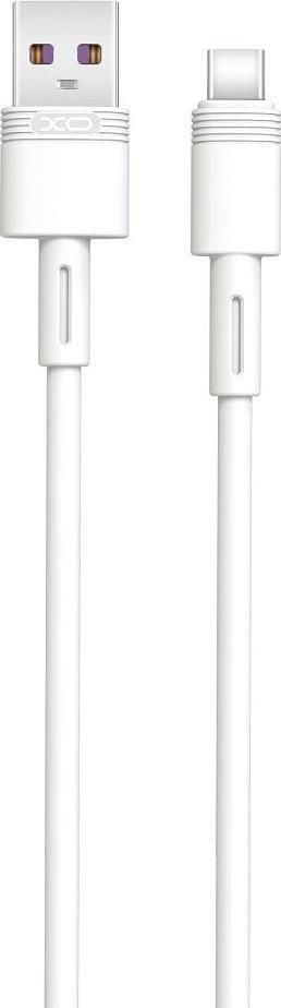 Kabel USB Techonic XO kabel NB-Q166 USB - USB-C 1,0 m 5A biały