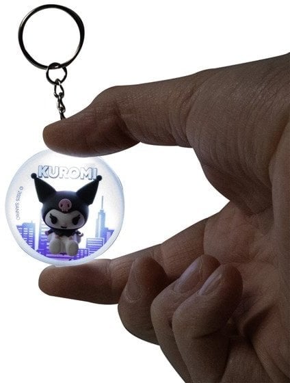 BlueSkyStudios Sanrio Schlüsselanhänger Kuromi beleuchtet