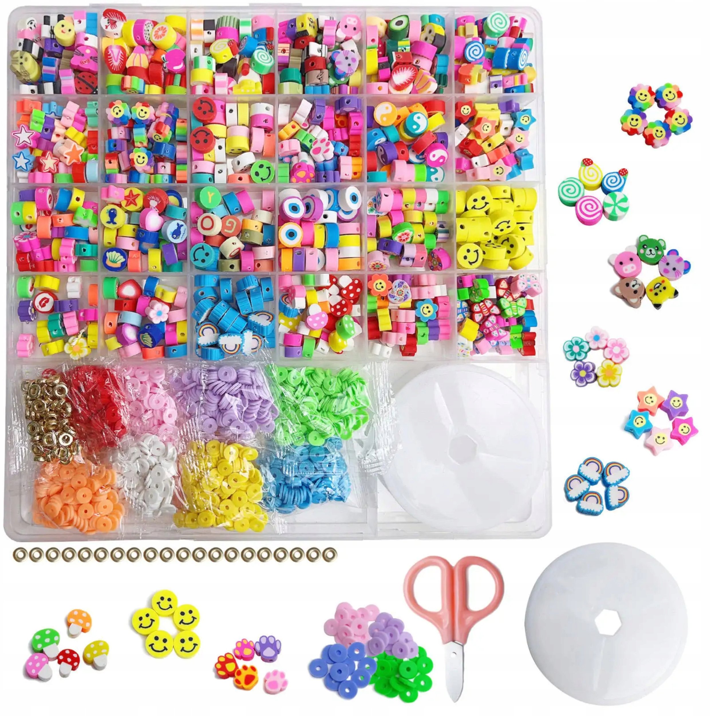 Kreatywny zestaw koralików polimerowych do tworzenia biżuterii N088-5A