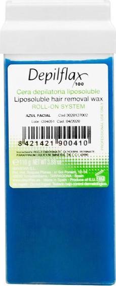 Depilflax DEPILFLAX 100 WOSK DO DEPILACJI ROLKA AZULEN 110g