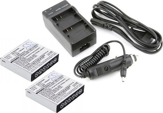 Akumulator Cameron Sino Zestaw Ładowarka + 2x Akumulator Az13-1 Xiaomi Yi