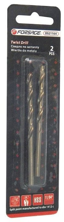 Wiertło Forsage Wiertło do metali 5.2mm HSS+Co(2szt)