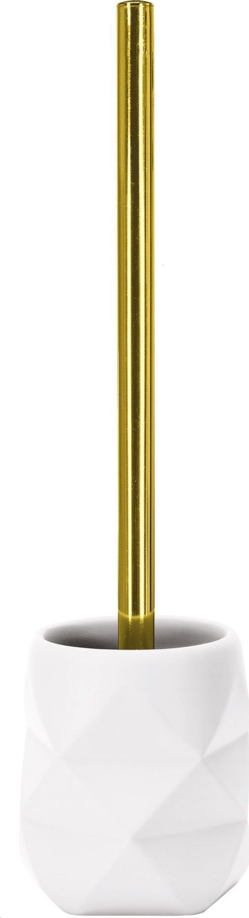 Kleine Wolke Kleine Wolke Golden Crackle Szczotka WC ze stojakiem biały