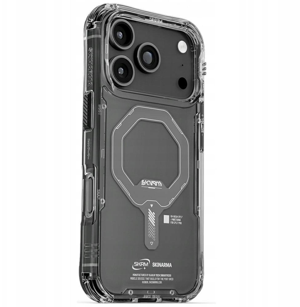 SKINARMA Etui Saido do iPhone 17 Pro Magnetic Charging grafitowy