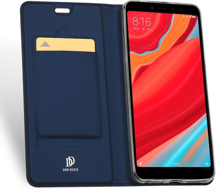 Dux Ducis Etui dux ducis skin leather XIAOMI REDMI S2 granatowe