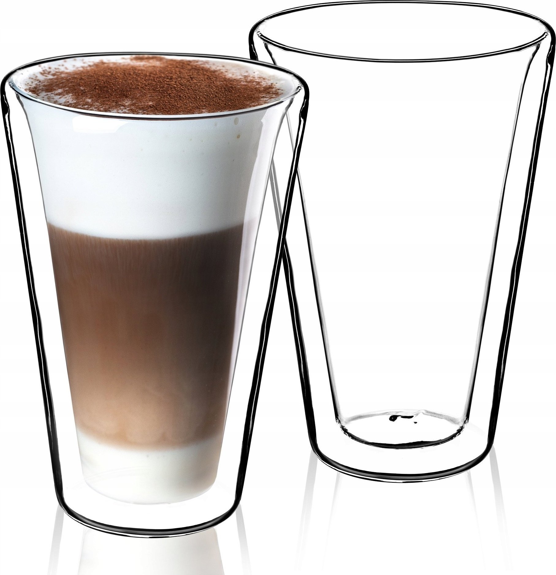 Kadax Szklanki Termiczne Do Napojów Latte Koktajlów 2szt