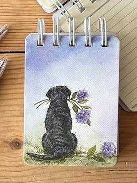 Incood Kołonotes A7 SSN39 Labrador z kwiatami