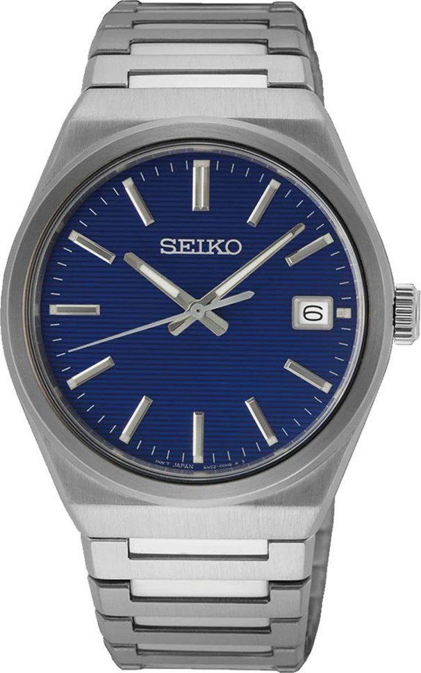 Zegarek Seiko Zegarek męski Seiko SUR555P1 srebrny