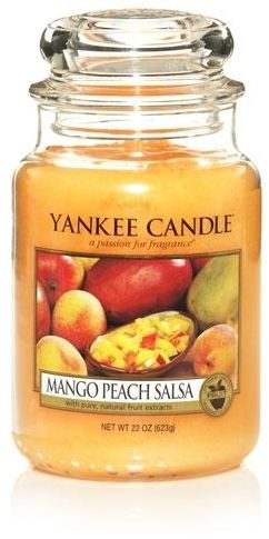 Yankee Candle Large Jar duża świeczka zapachowa Mango Peach Salsa 623g