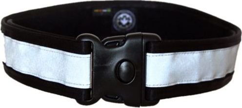 Polska Firma Pasek RATOWNICZY czarny odblaskowy