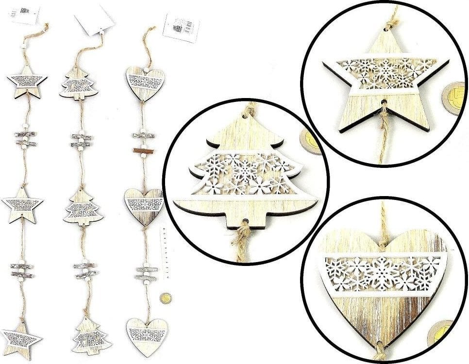 Zawieszka drewniana MIX