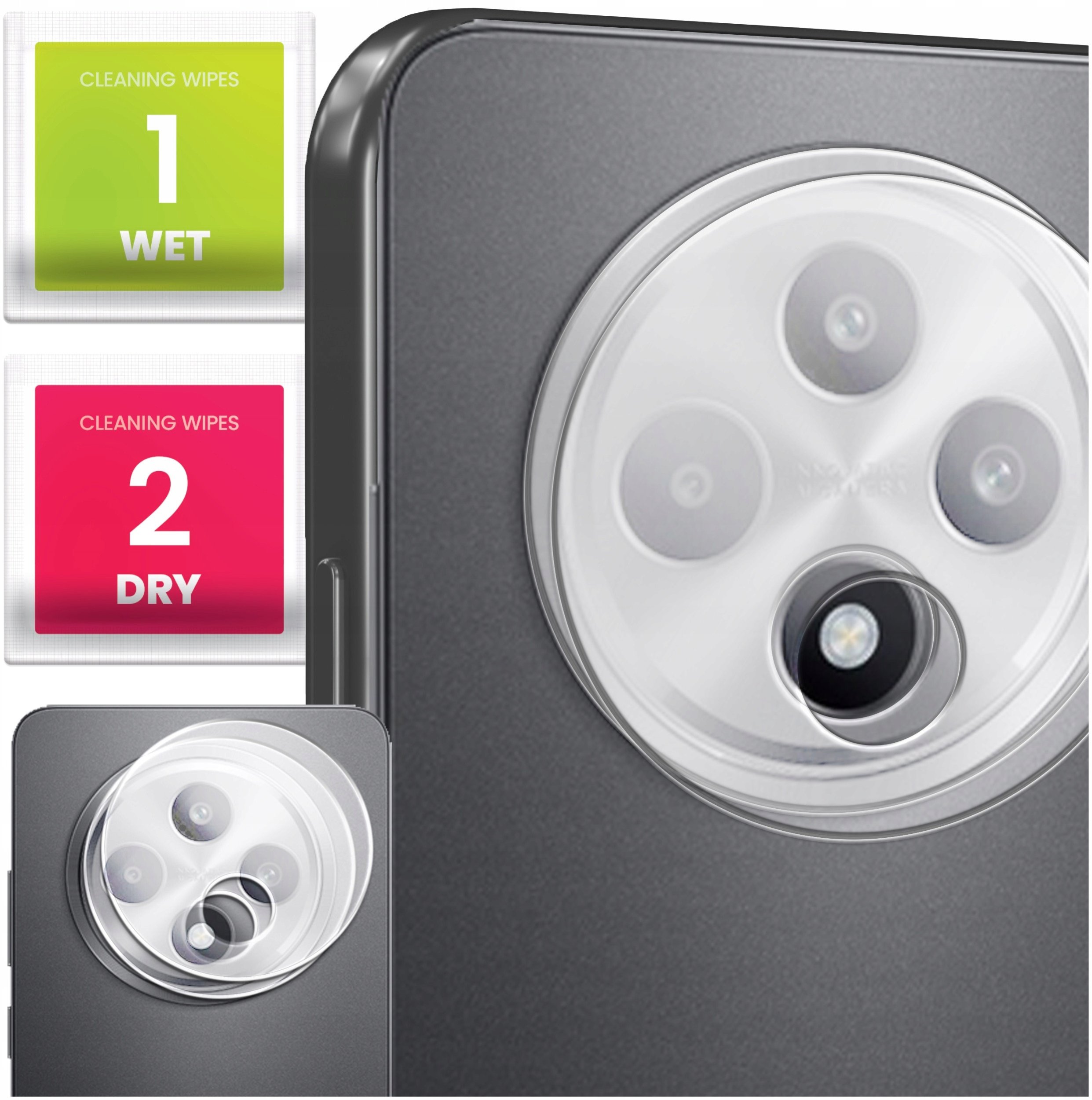 2-PAK Szkło Na Aparat Do Oppo Reno12 F 4G / 5G / FS (Hartowane, Ochronne)