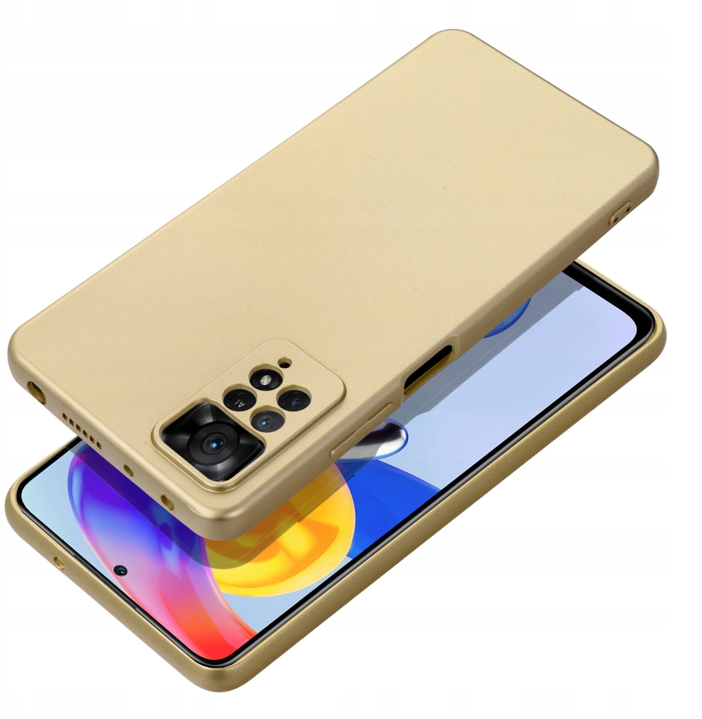 Futerał METALLIC do XIAOMI Redmi NOTE 14 Pro 5G złoty