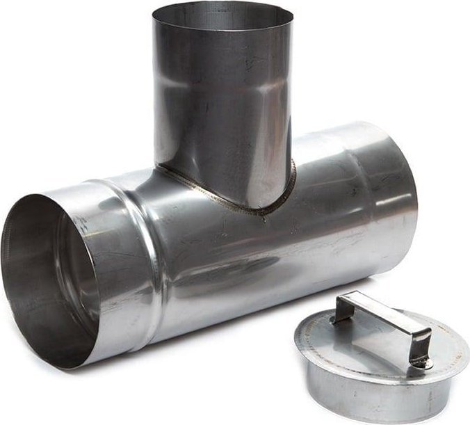 WADEX CHIMNEY UNION TEE 125 DIAMETER - 150/20