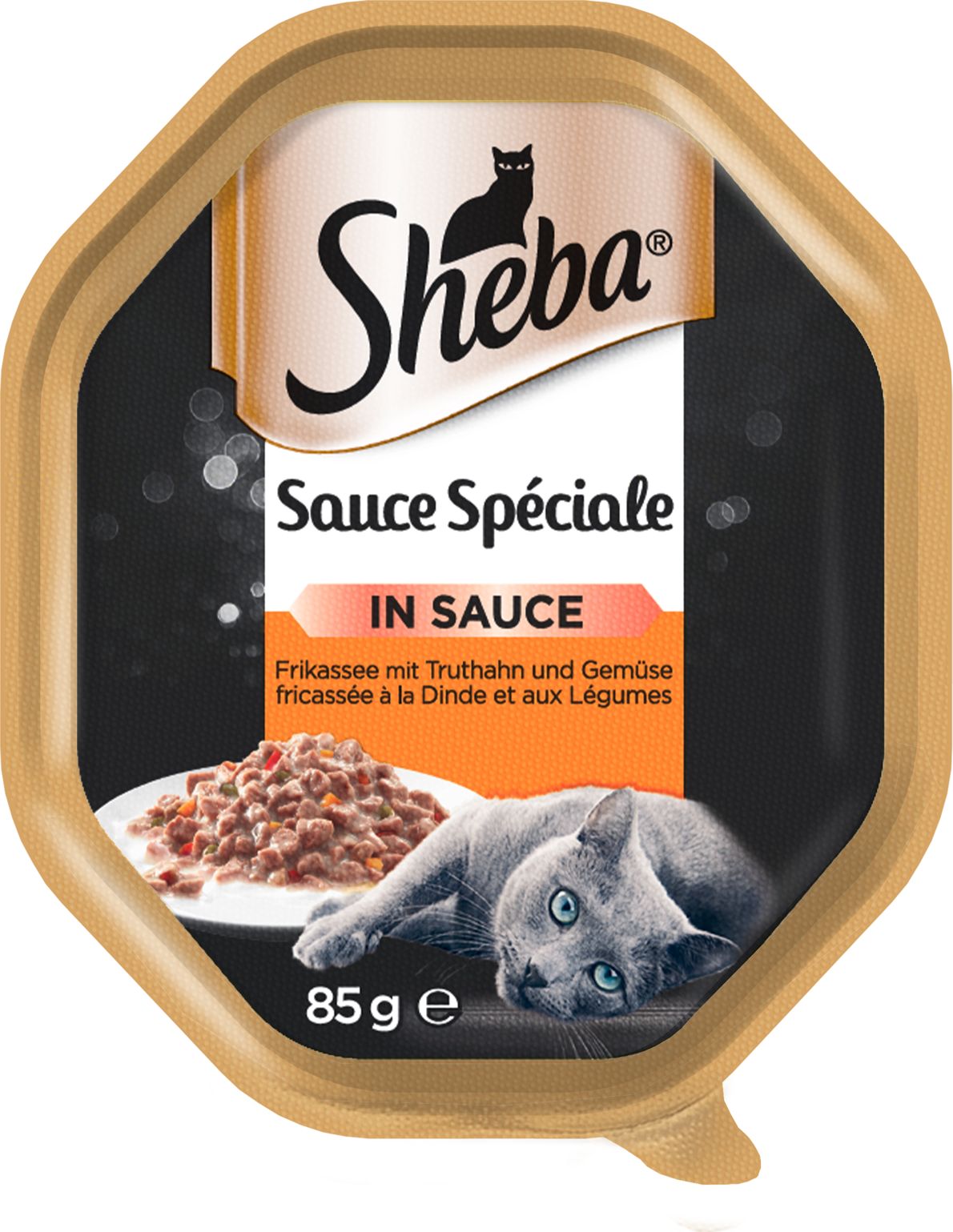 Sheba SHEBA Sauce Speciale INDYK Z WARZYWAMI w Sosie ZESTAW 22x 85g