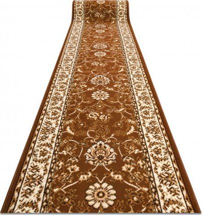 Dywany Łuszczów CHODNIK BCF MORAD Klasyk klasyczny brązowy 60 cm, 60x700 cm