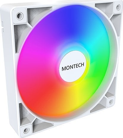 Montech GF120 PWM ARGB Lüfter - 120mm, weiß