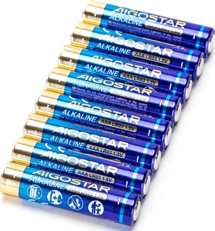 Aigostar Bateria alkaliczna LR03 AAA 1.5V 8 szt. Bateria alkaliczna LR03 AAA 1.5V 8 szt.