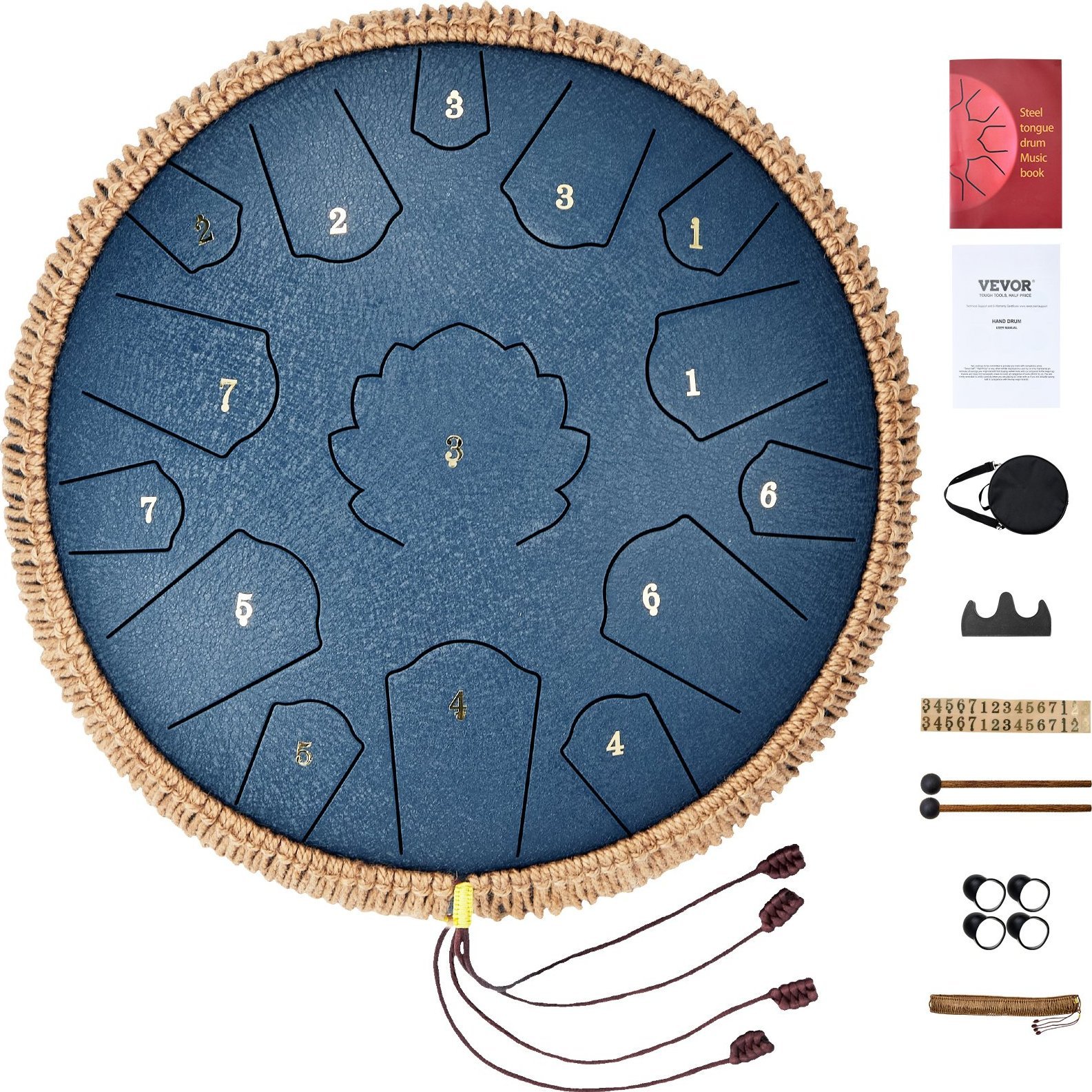 Bęben eteryczny 35,6 cm granatowy