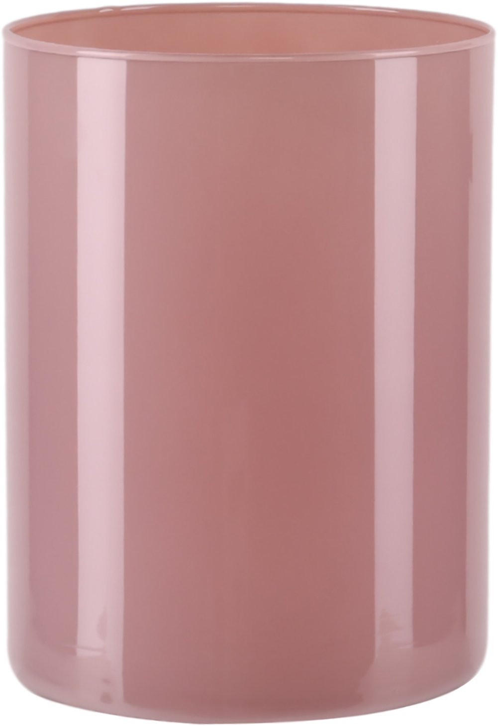 Wazon Cylinder pudrowy róż