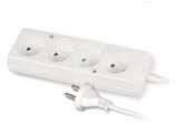 Plastrol Przedłużacz 4-gniazda b/u 10A 5m biały PS-460 (W-97479)