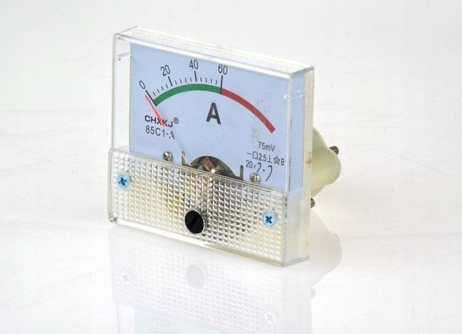 Amperomierz analogowy 72x72 N:IP52 A202:zakr.pom.1,5A MA17