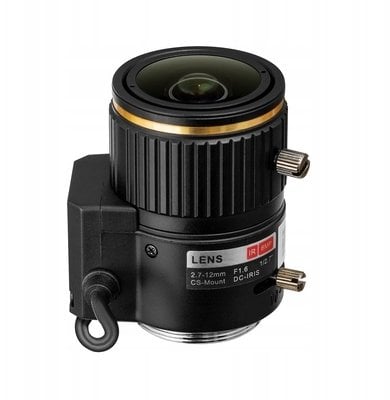 Obiektyw kamery CCTV do 6Mpx 1/2.7, 2.7-12mm BCS-27126MIR