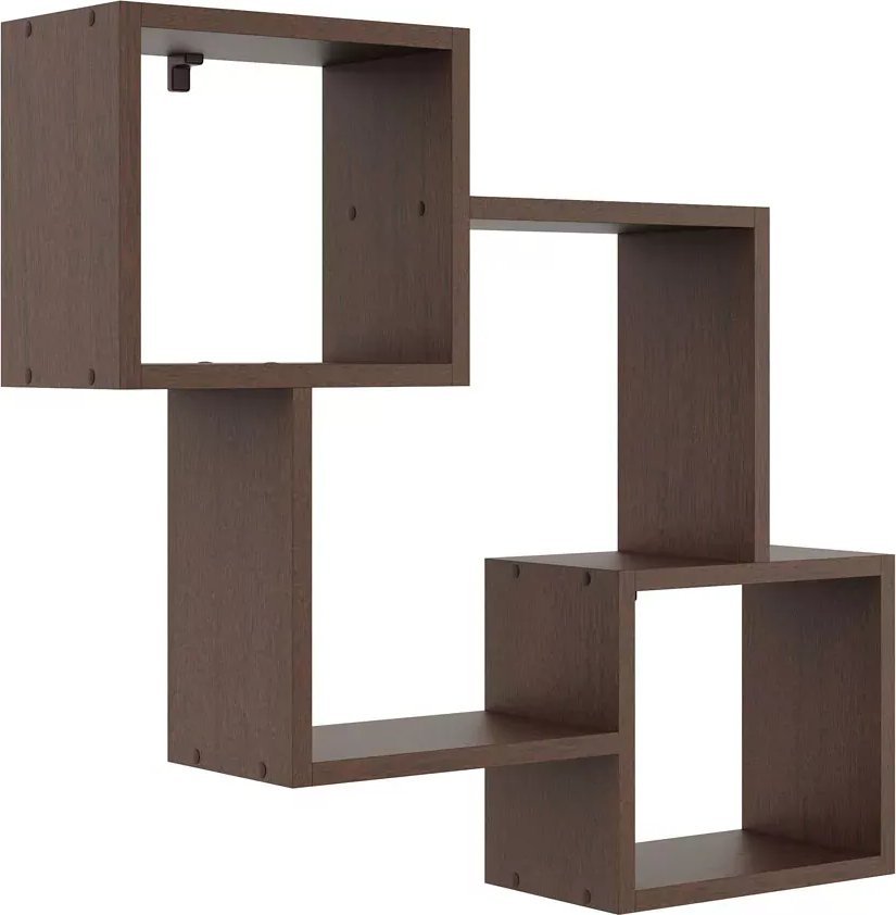 Elior Skandynawska wisząca półka w kolorze wenge - Apolla