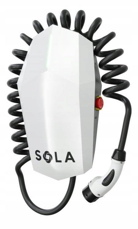 Stacja ładowania pojazdów 7,4 kW - jednofazowa Wi-Fi + RFID SOLA-AC-7.4-F-T2C-PWI