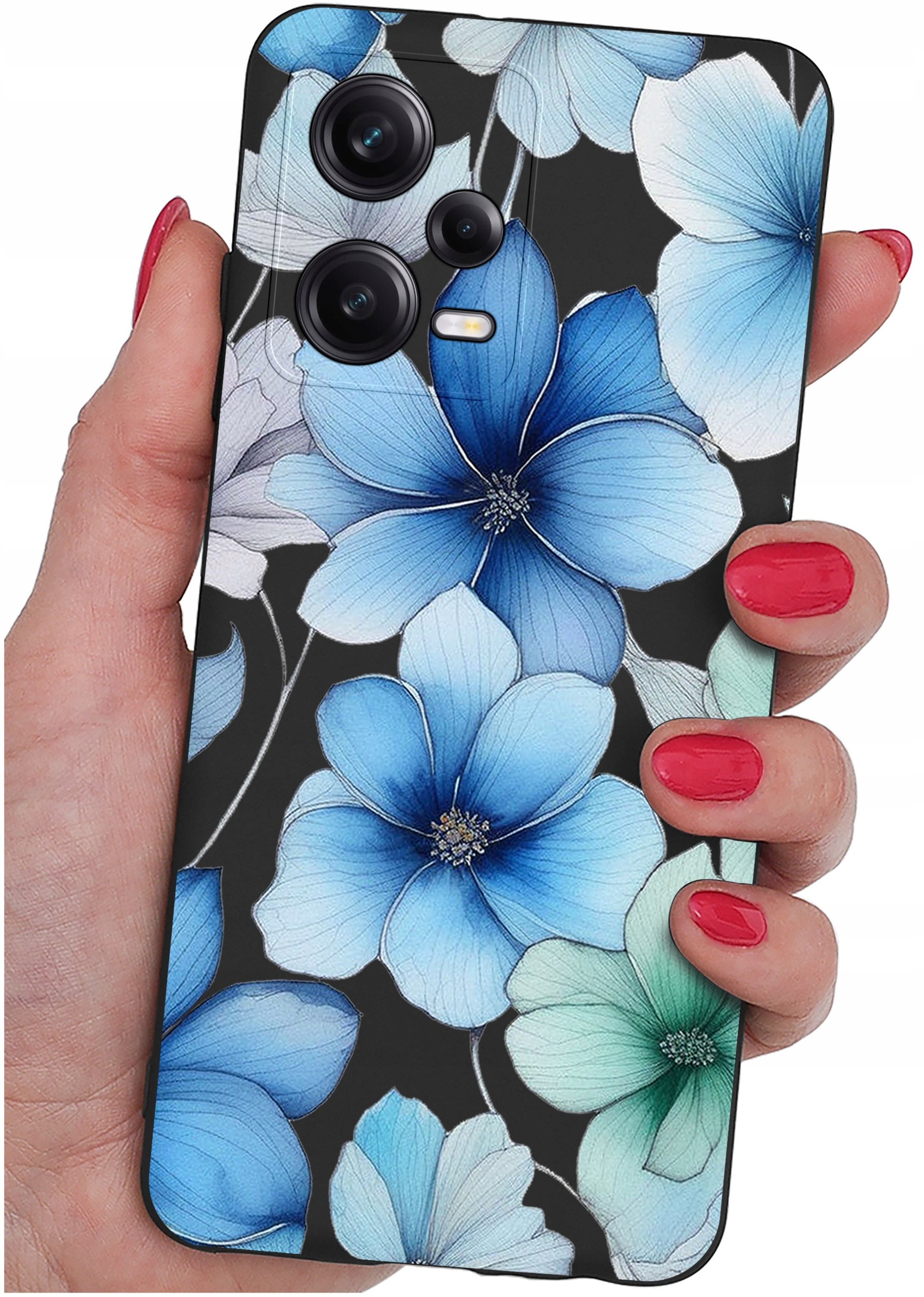 ETUI do Xiaomi Redmi Note 12 5G |Poco X5 5G | WZORY | SILIKONOWE MATT SZKŁO