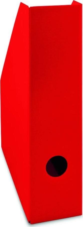 Bantex Pojemnik na czasopisma czerwony lakierowany BANTEX 100552128