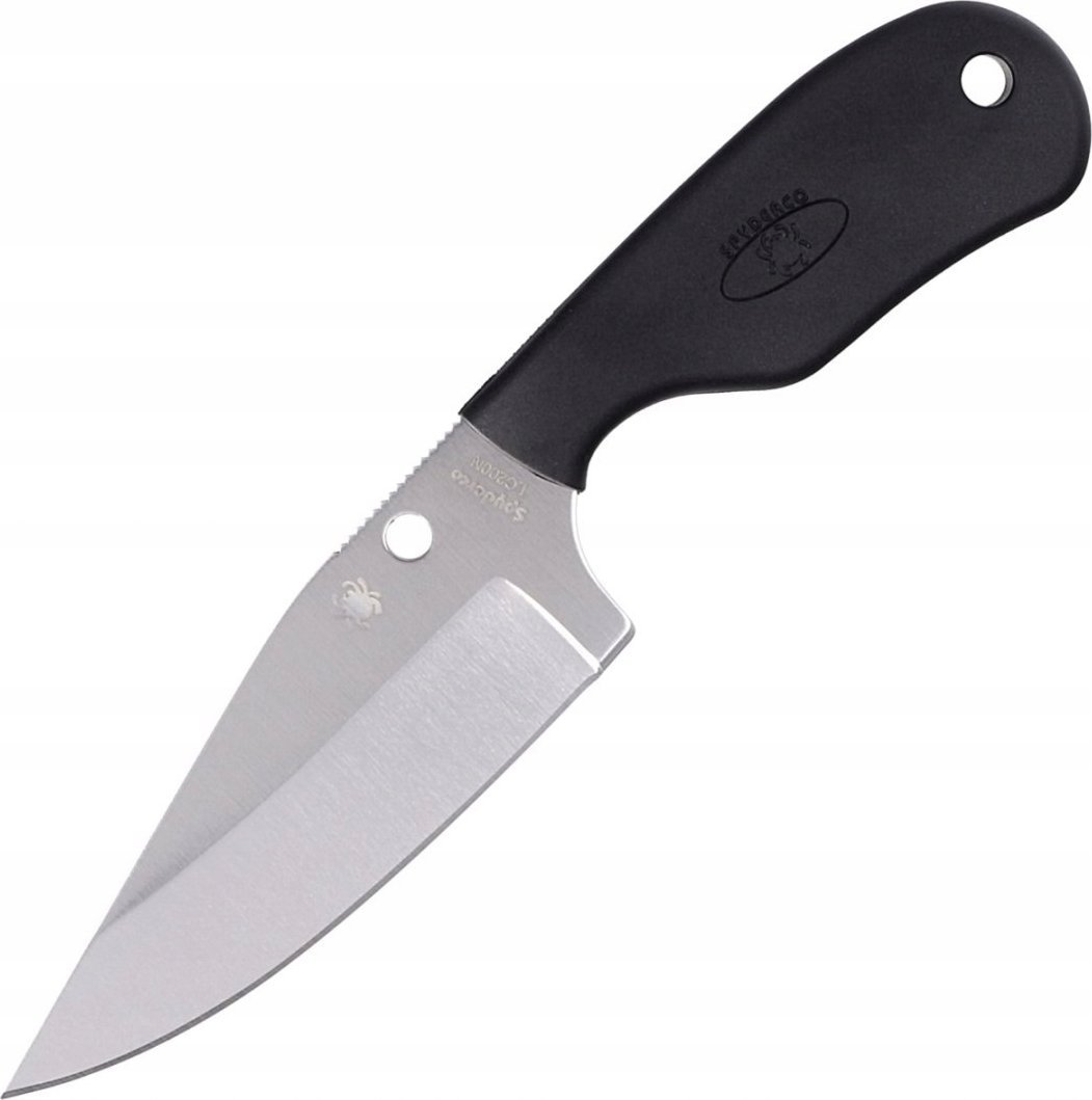 Spyderco Nóż Spyderco Subway Bowie Black FRN, Satin Plain LC200N by Fred Perrin (FB48PBK)