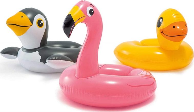 Intex Koło do pływania plażowe zwierzaki - różne wzory 65 cm (59220NP)