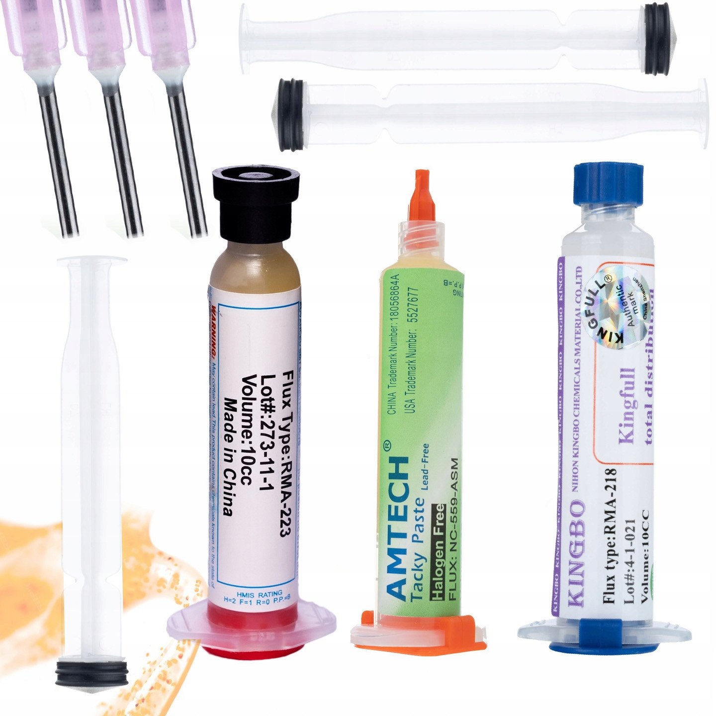 TŁOCZEK TOPNIK DO LUTOWANIA FLUX RMA-223 218 BGA AMTECH LR-559-ASM KINGBO