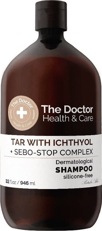 THE DOCTOR_Health & Care szampon do włosów przeciw przetłuszczaniu Dziegieć + Ichthyol + Sebo-Stop Complex 946ml