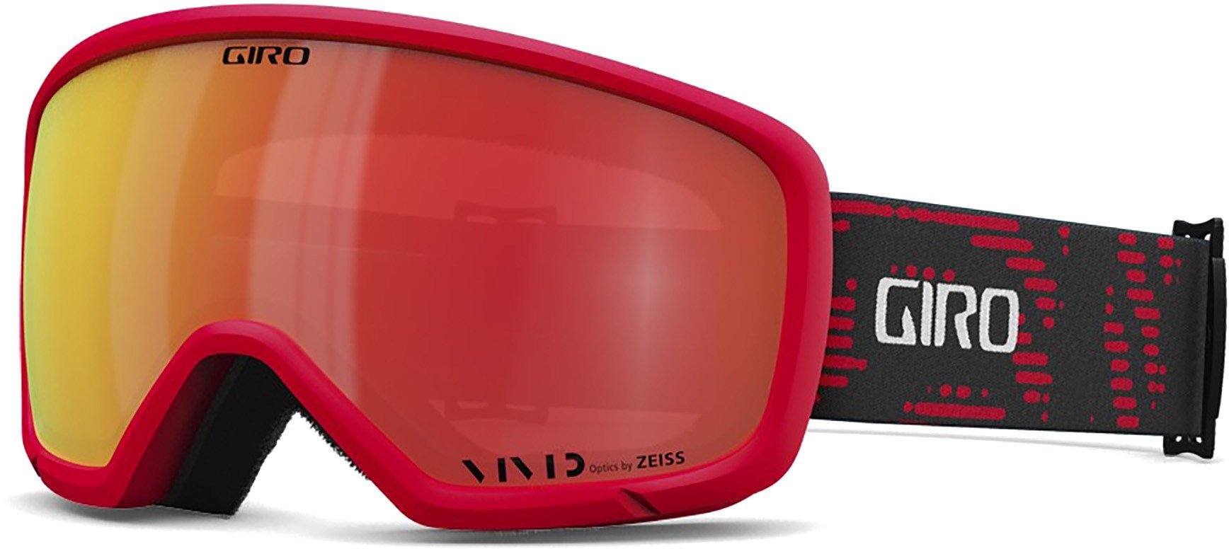 Gogle zimowe GIRO RINGO RED REVERB (Szyba lustrzana kolorowa VIVID-Carl Zeiss EMBER 19-42% S2) (NEW 2024/2025)