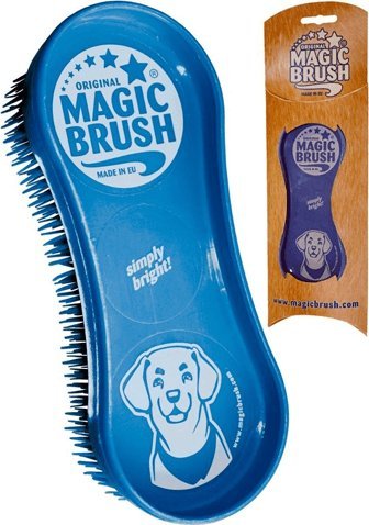 Kerbl Szczotka dla psa KERBL MagicBrush niebieska - 4044478010150