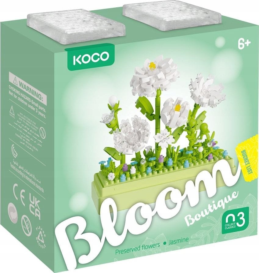 Michelin KOCO klocki kwiaty jaśminu 285el 02084 44163 /32