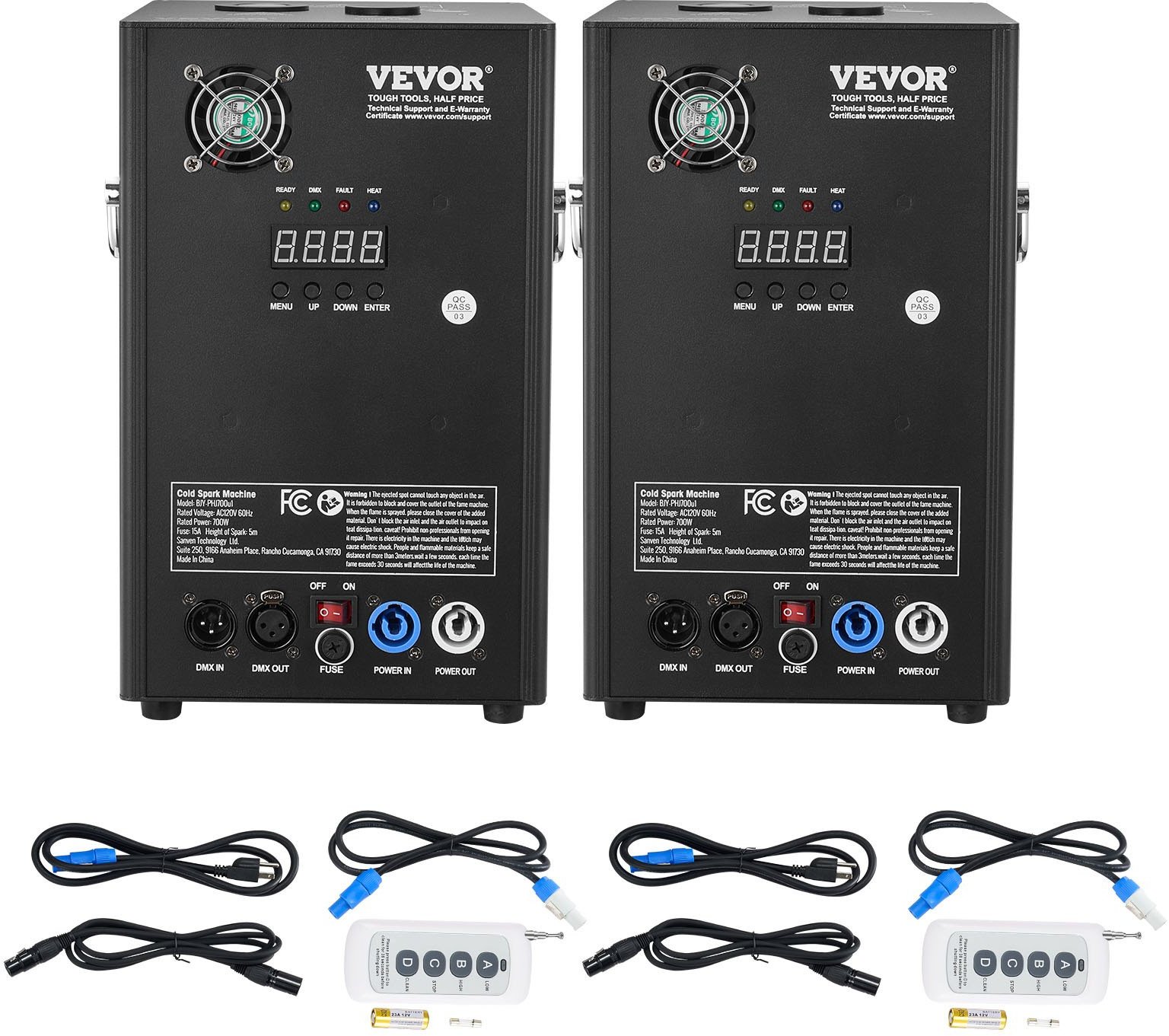 Maszyna do Efektów Specjalnych 2 x 700W Zimne Ognie na Wydarzenia