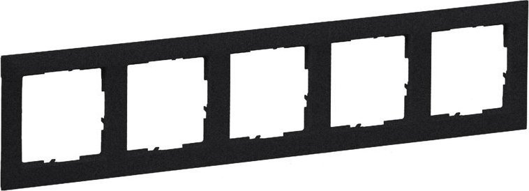 Legrand SUNO Ramka pięciokrotna czarna 721525