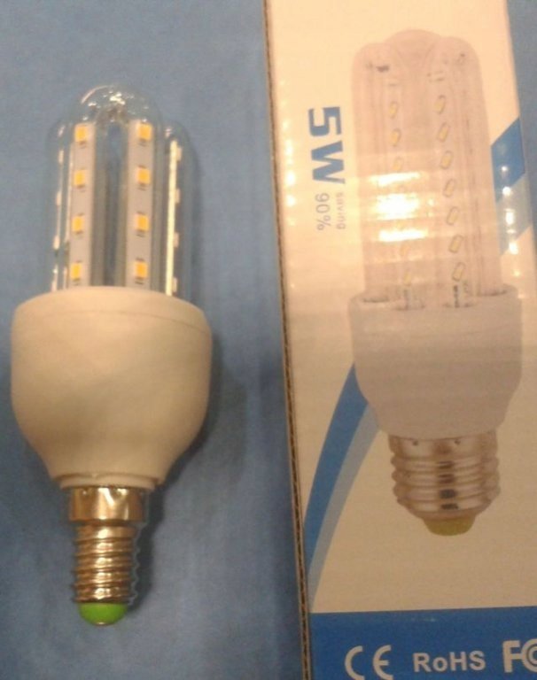 Tech-Led ŻARÓWKA DIODOWA E14 CORN LED 5W CIEPŁA/ZIMNA W-WA