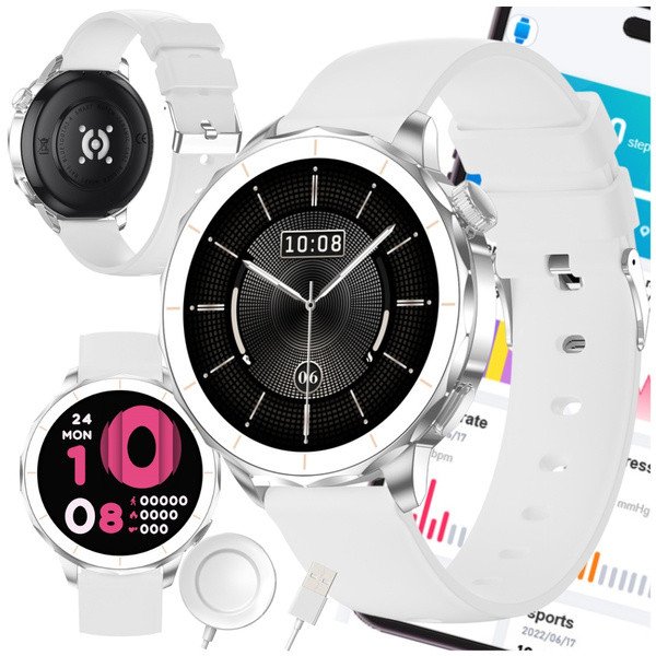 SMARTWATCH ZEGAREK WATCH MENU PL DAMSKI MĘSKI ROZMOWY SPORT POLSKIE PULS HD X2MINI