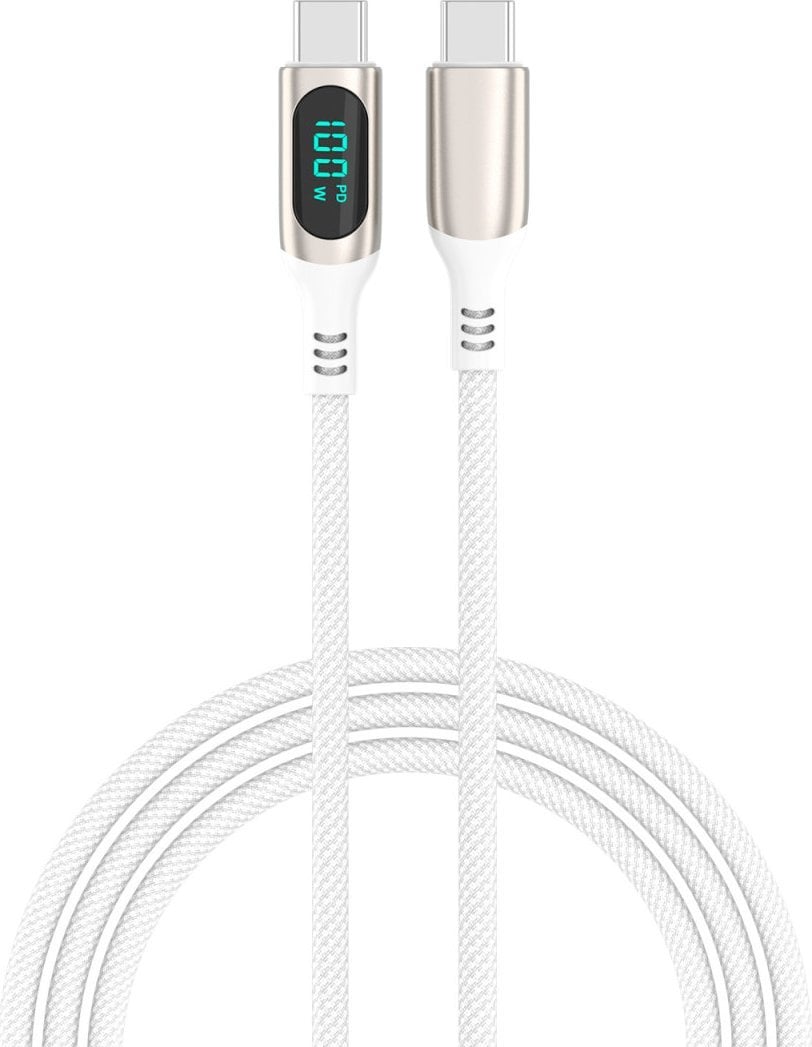 Kabel USB 4smarts 4Smarts USB-C Cable DigitCord 100W 3m baltas (baltas )