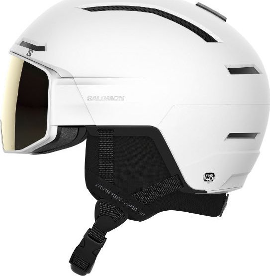 Salomon Kask z przyłbicą szybą Salomon Driver Pro Sigma White 2023